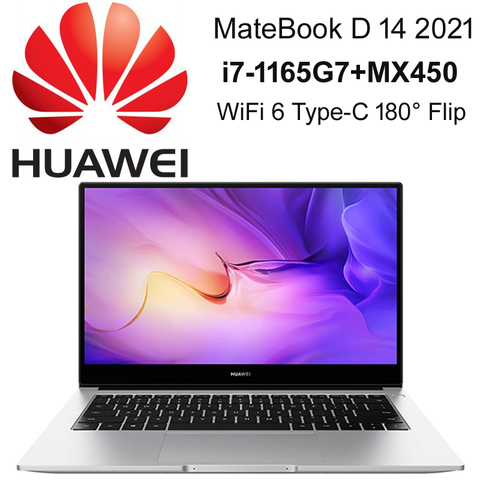 Latest Best HUAWEI MateBook 14 Laptop 2022 with NVIDIA MX350 GDDR5 Graphics i7-10510U 16GB 512GB SSD 2K Touch  Screen Share Hot ► Photo 1/1