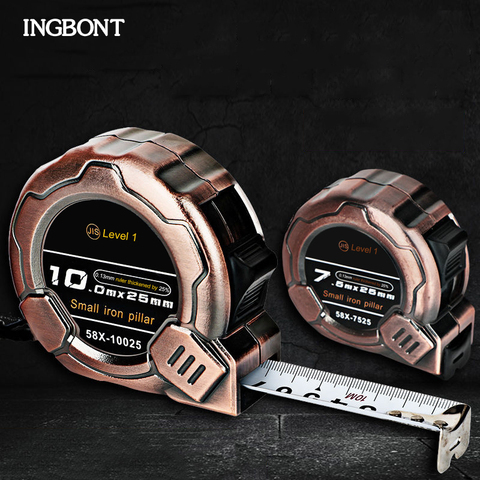 INGBONT Portable Tape Measure Wear-Resistant Stainless Steel Ruler 3/5/7.5/10M Drop-Resistant Multi-Function Measuring Tool ► Photo 1/1