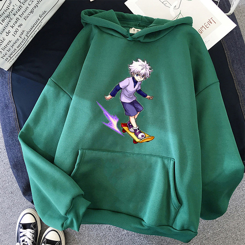 Killua Zoldyck Hunter x Hunter Hoodies Japanses Anime Aesthetic Grunge  Hoodie Women Autumn Student Casual Fashion Tops Hoody - Price history u0026  Review | AliExpress Seller - beiletong BLT Dropshipping Store | Alitools.io