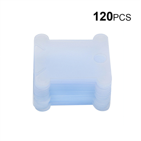 20/50/100/120 pcs Embroidery Thread Winding Card Organizer Cross-stitch Line Thread Bobbin Plastic Card Household Sewing Tools ► Photo 1/6