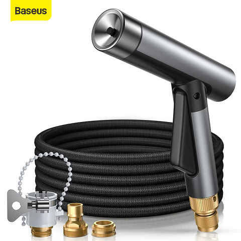 Baseus Car Washer Gun High Pressure Washer Spray Nozzle Water Gun Magic Flexible Hose Car Washer Tornadoes Cleaning Washing Tool ► Photo 1/6