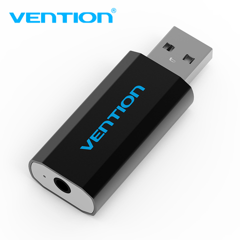 Vention External Sound Card USB to 3.5mm Earphone Headphone Jack 3.5 mm USB Adapter Audio Card for Laptop Computer Sound Card ► Photo 1/6