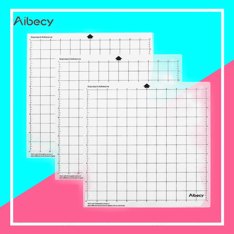 Replacement Cutting Mat Transparent Adhesive Cutting Mat with Measuring Grid for Silhouette Cameo Plotter Machine ► Photo 1/6
