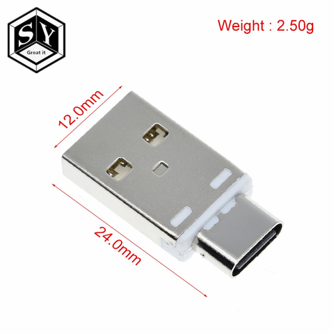 5A Mini Converter TYPE A Male USB To TYPE-C Female USB 3.1 Plug Connector Compatibility QC4.0 QC3.0 PD Mobile Phone Charger ► Photo 1/6