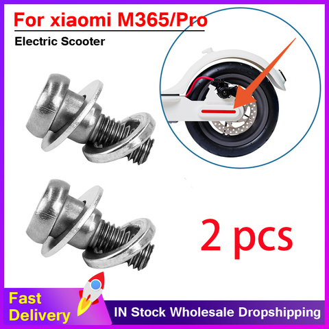 2pcs M365 Rear Wheel Fixed Bolt Screw for Xiaomi m365 and pro Electric Skateboard rear wheel Bearing screws Accessories ► Photo 1/6