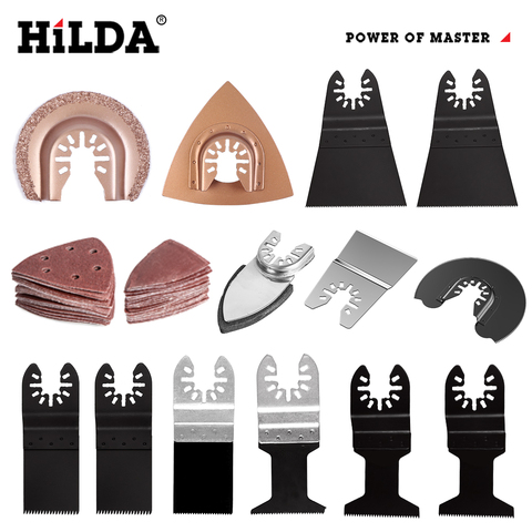 HILDA Saw-Blades Oscillating Electric-Tools Accessories Multi-Tool Power-Tools Dremel Renovator Wood-Cut Trimmer-Blades ► Photo 1/1