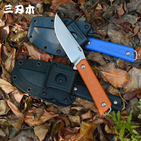 Sanrenmu S611 Fixed Blade Survival Knife G10 Handle 8CR14MOV Stainless Steel with sheath ► Photo 1/6