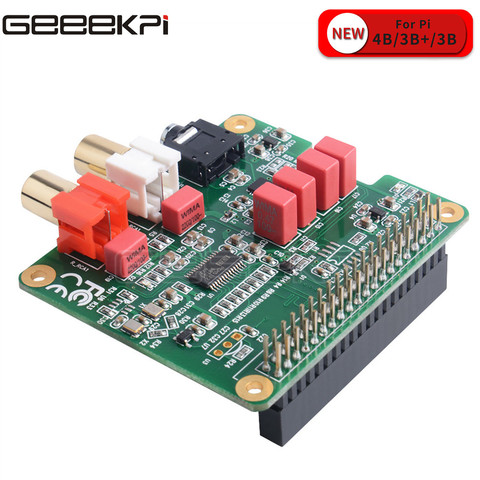GeeekPi Raspberry Pi 4 Model B DAC Expansion Board PCM5122 HIFI Audio Module Use For Raspberry Pi 4B/3B+/3B/2B ► Photo 1/6