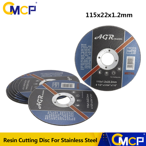 Free Shipping 115x22x1.2mm Stainless Steel Resin Cutting Wheel Disc For Angle Grinder Metal Cut Off Wheel Circular Saw Blade ► Photo 1/6