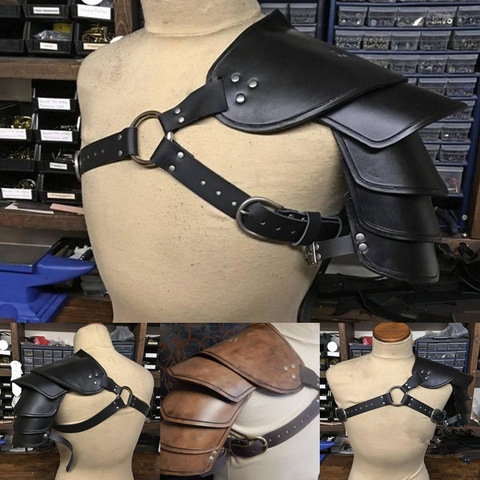  Leather Samurai Armor, Medieval Viking Cosplay Armor, Leather  Knight Armor