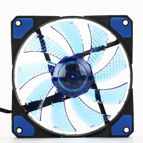 Colorful 120mm fan Cooler Computer Fan 120mm LED Ultra Silent Computer PC Case Fan 15 LEDs 12V Around 1200RPM 3 Pin Fan ► Photo 1/6
