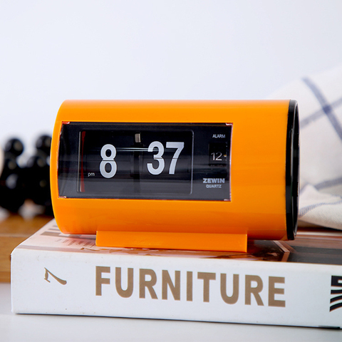 New Retro Table Alarm Clock Auto Flip Desk Clock 12 Hours AM/ PM Format Display Timepiece Desk Clock Flip Page Turning Clocks ► Photo 1/6