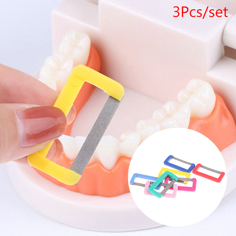 3Pcs Disposable Dental Orthodontic Interproximal Enamel Polishing Tool Tooth Enamel Reducted Teeth Whitening Material Oral Care ► Photo 1/1