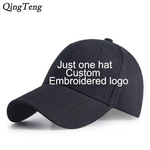 Custom Logo Baseball Cap For Men Women Team Embroidery Bone Cap Gorras Casual Casquette Men Dad Hat 2022 New ► Photo 1/6