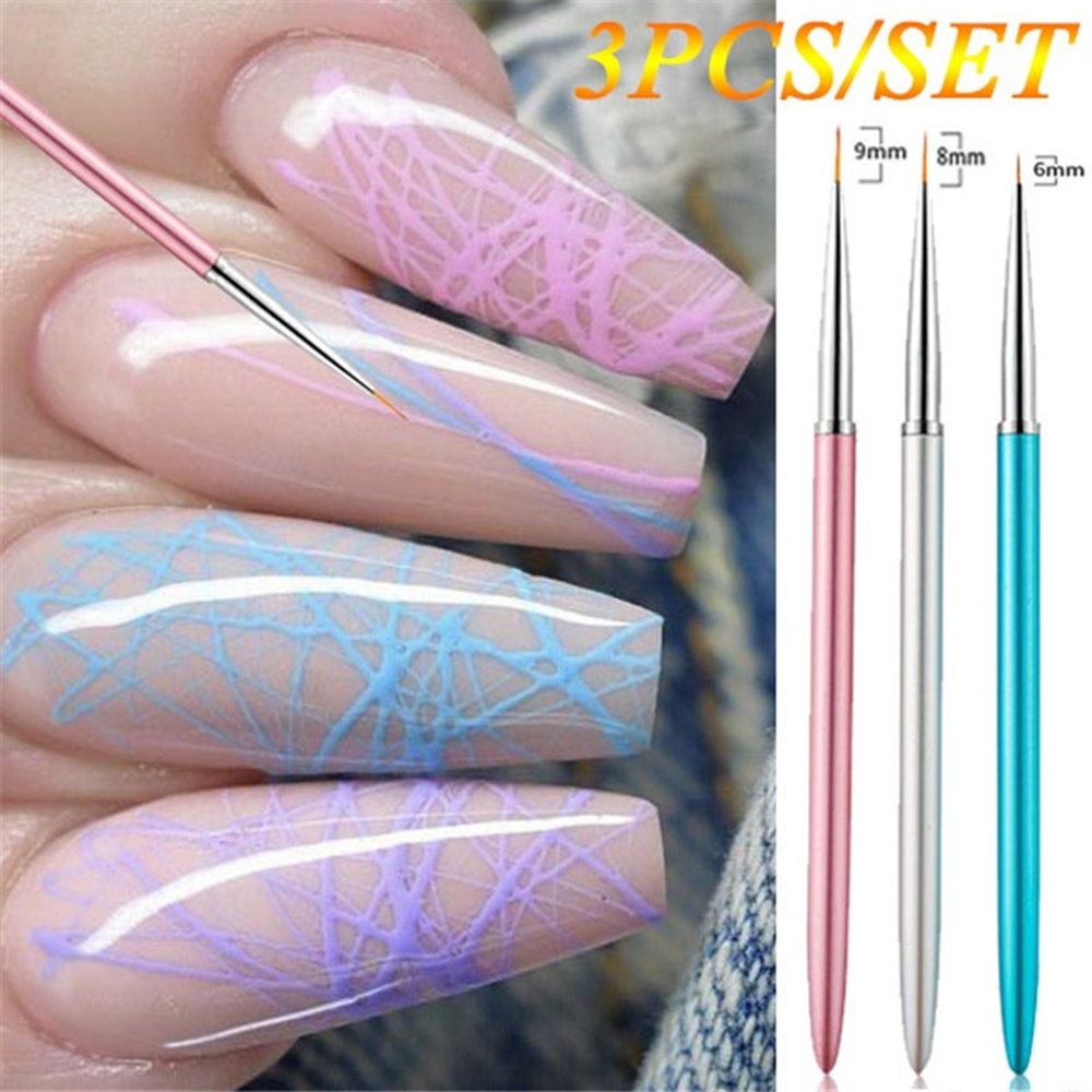 Nail Art Tools Manicure Kit 15PCS Nail Painting Brush 5PCS Nail Dotting Pen  2 Boxes Nails