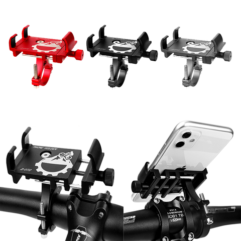 Bicycle Mobile Phone Holder Universal Bike Motorcycle Handlebar Clip Stand for 3.5-6.5 Inch Smartphone Holder GPS Mount Bracket ► Photo 1/6