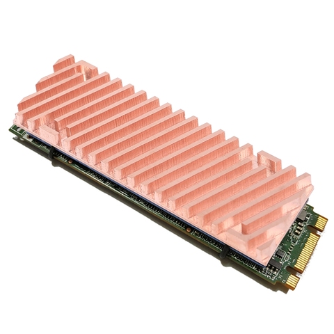 Ultra Thin Pure Copper Heatsink Cooler Heat Sink SSD Thermal Pad for M.2 2280 PCI-E NVME 1.5/2/3/4mm ► Photo 1/6