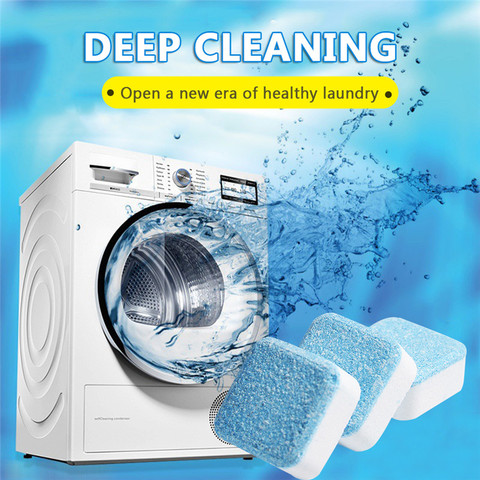 10pcs Washing Machine Cleaner Washer Tank Clean Detergent Effervescent Tablet  Durable Deep Cleaning Chemicals Remover ► Photo 1/6