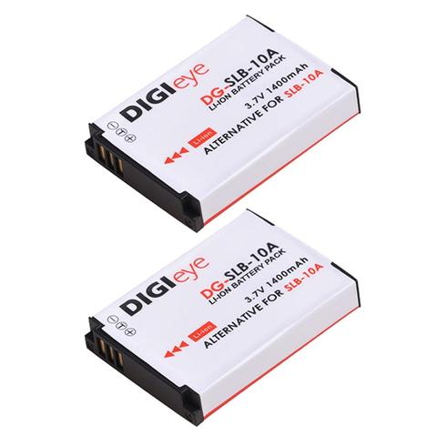 1400mAh SLB-10A SLB 10A Batteries for Samsung EX2F HZ15W SL202 SL420 SL820 WB150F WB250F WB350F WB750 WB850F WB1100F Cameras ► Photo 1/6