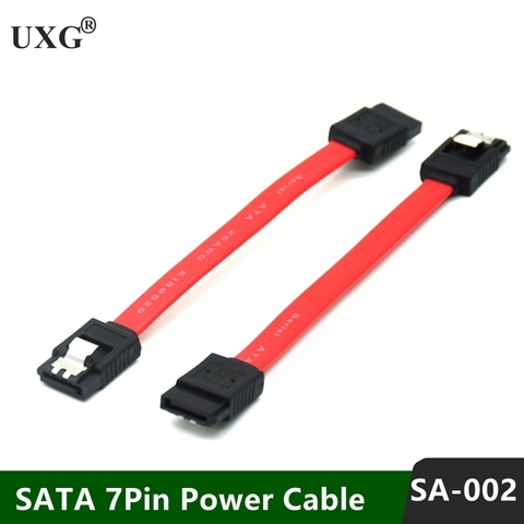 Hots sale 10cm 7Pin 7P SATA Serial ATA Female Short DATA Cable for HDD SSD Cord line 7pin sata short cable 0.1m ► Photo 1/6