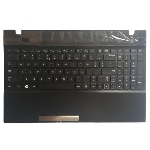 New keyboard for samsung NP300V5A NP305V5A 300V5A 305V5A US Laptop keyboard with Cover Black BA75-03502E ► Photo 1/4