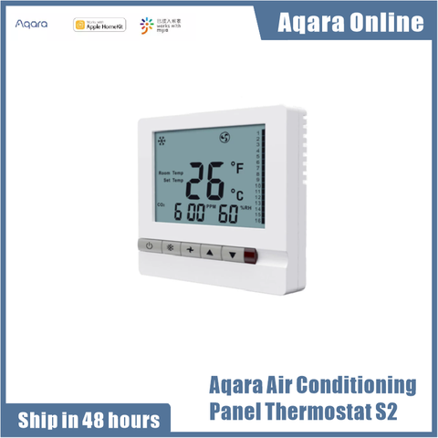 Aqara Air Conditioning Panel Thermostat S2 Central Air Conditioning Controller Floor Heating Controller Work For Mijia Home APP ► Photo 1/6