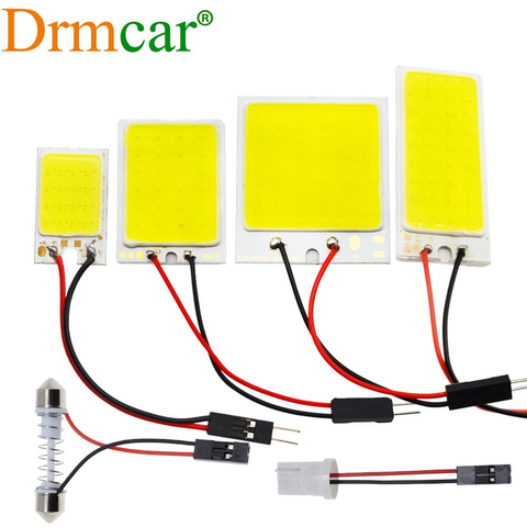 T10 W5W Auto Interior Reading Car Door Light 24SMD 36SMD 48SMD Dome Festoon Brake License Panel Led Trunk Lamp Clearance Light ► Photo 1/6