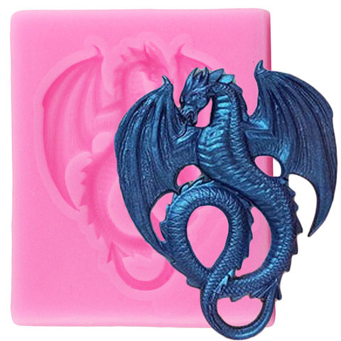 Sugarcraft Dragon Silicone Mold Fondant Mould Cake Decorating Tools Chocolate Gumpaste Mold Candy Clay Kitchen Baking ► Photo 1/6