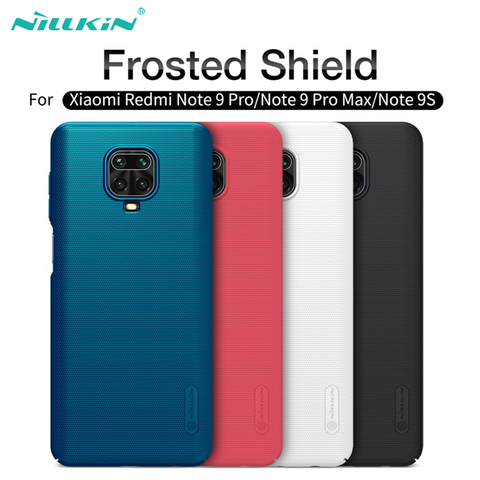 For Xiaomi Redmi Note 9 9S Cover Note 9 Pro Max Case Nillkin Frosted Shield Hard PC Back Cover For Redmi Note 9 Pro Redmi 10X 4G ► Photo 1/6