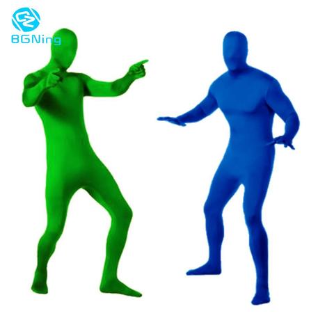 Skin Suit Photo Stretchy Body Green Screen Suit Video Chroma Key Tight Suit Comfortable Invisible Effect Photography Accessory ► Photo 1/6