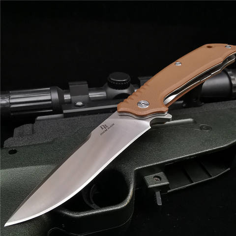 DOOM BLADE D2 Knife, High-quality Stainless Steel Blade, G10 Handle, Sharp and Durable, Folding Knife, Camping Hunting Knife ► Photo 1/6