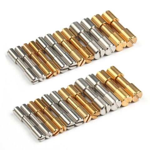 10pieces Brass/stainless Steel Bolts Fastener Screws for DIY Knife Handle Material Screws Lock Knife Shaft Fastener Rivets ► Photo 1/6
