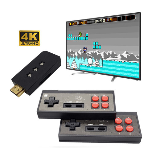 USB Wireless Handheld TV Video Game Console Build In 600 628 818 Classic Game 8 Bit Mini Video Console Support AV/HDMI Output ► Photo 1/6