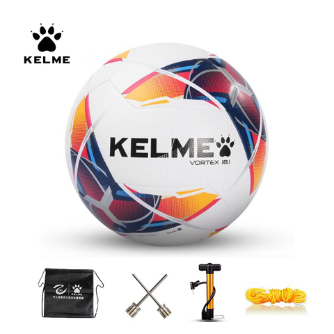 KELME Professional Soccer Ball Football Ball PU Size 4 Size 5 Red Blue Green Training Outdoor Football Official Match 9886120 ► Photo 1/6