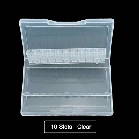 10/20/30 Slots Nail Drills Clear Storage Box Rotary Files Holder Display for Electric Nail Drill Bit Nail Accessorie Tools ► Photo 1/4