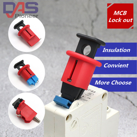 Circuit Breaker Lock Electrical Safety Lockout Miniature Air Switch Breaker Lockout for Power Isolation pinout ► Photo 1/6