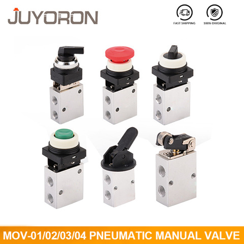 Pneumatic Mechanical Valve MOV-1 MOV-2 MOV-3 Manual Valve Air Switch Control Valve Push Button  Momentary ► Photo 1/1