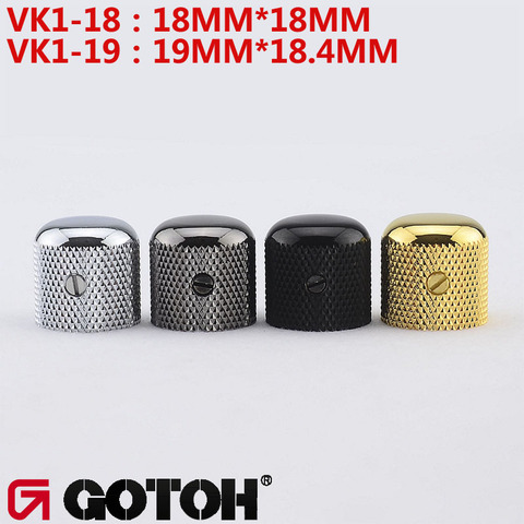 【Made in Japan】Original Genuine GOTOH  Dome Metal Knob For Electric Guitar Bass   VK1-18 / VK1-19 ► Photo 1/5