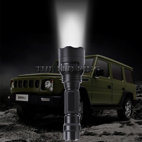 Powerful G700 Flashlight Cree XML T6 L2 led Aluminum Waterproof Zoom Camping Torch Tactical light AAA 18650 Rechargeable Battery ► Photo 1/6