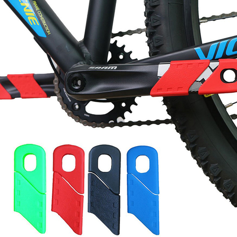 4Pcs Mountain Bike Bicycle Crank Cover Silicone Arm Sleeve MTB Cycling Crankset Protect Non-slip Chainwheel Crank Protector ► Photo 1/5