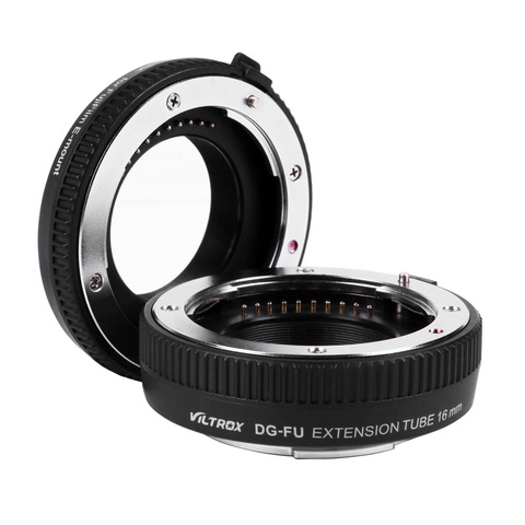 Viltrox DG-FU Auto Focus AF Extension Tube Ring 10mm 16mm Set Metal Mount for Fujifilm X Mount Macro Lens ► Photo 1/6