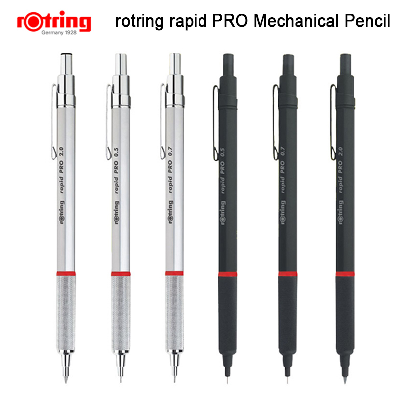 1pc 2.0mm Silver Mechanical Pencil Automatic Pen Pencil School Office TDER 