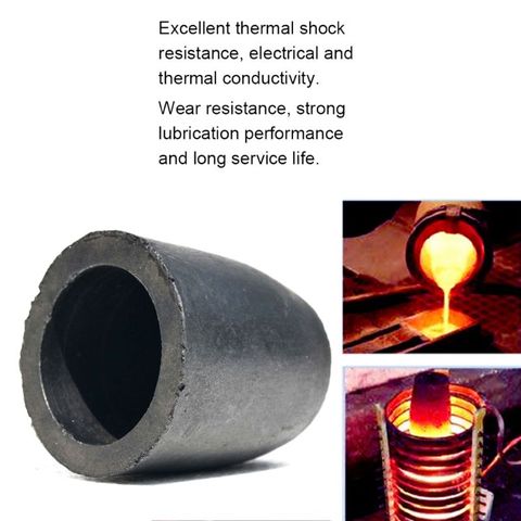 1-5kg Foundry Clay Graphite Crucibles Black Cup Furnace Torch Melting Casting Refining Gold  Copper Brass Aluminum ► Photo 1/6