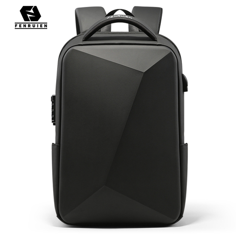 Fenruien Brand Laptop Backpack Anti-theft Waterproof School Backpacks USB Charging Men Business Travel Bag Backpack New Design ► Photo 1/6