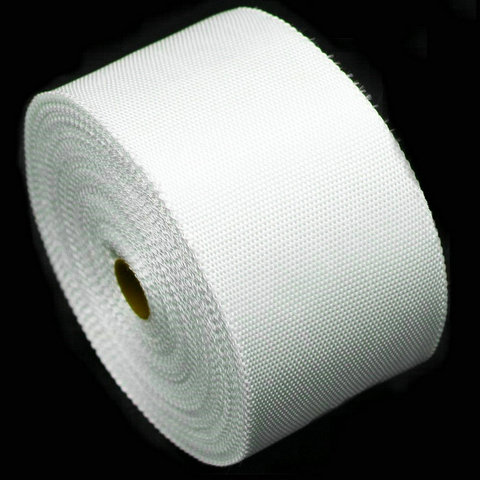 (2.5x 10m) high temperature resistant glass fiber cloth tape, electronic glass, glass fiber plain weave cotton cloth ► Photo 1/6