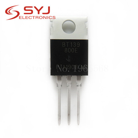 10pcs/lot BT139-800E BT139-800 TO-220 BT139 RAIL TRIAC New original In Stock ► Photo 1/1