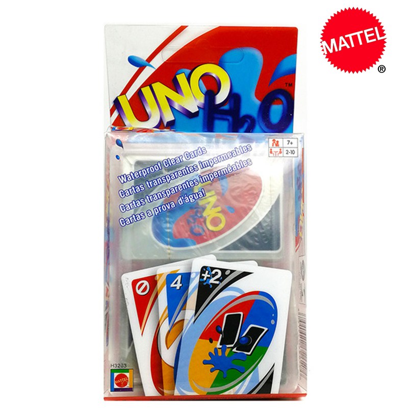 Mattel UNO Splash Card Game Waterproof 
