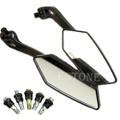 Universal Scooter Rearview Mirrors Pair Moped ATV Motorcycle Backup Mirror Hotselling ► Photo 1/6