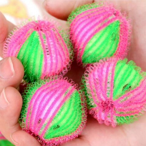 6 pcs Magic washing machine hair removal hair removal laundry ball clothes personal care cleaning ball fleece care washing ball ► Photo 1/6