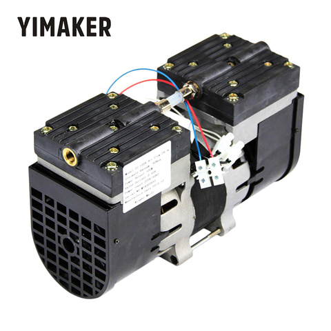 YIMAKER 110V /220V Micro Vacuum Pump Double Head Oilless Diaphragm Vacuum Pumping 100W 60HZ 24L/MIN 30L/MIN For Medical Special ► Photo 1/6